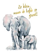 de grote liefde van een olifant